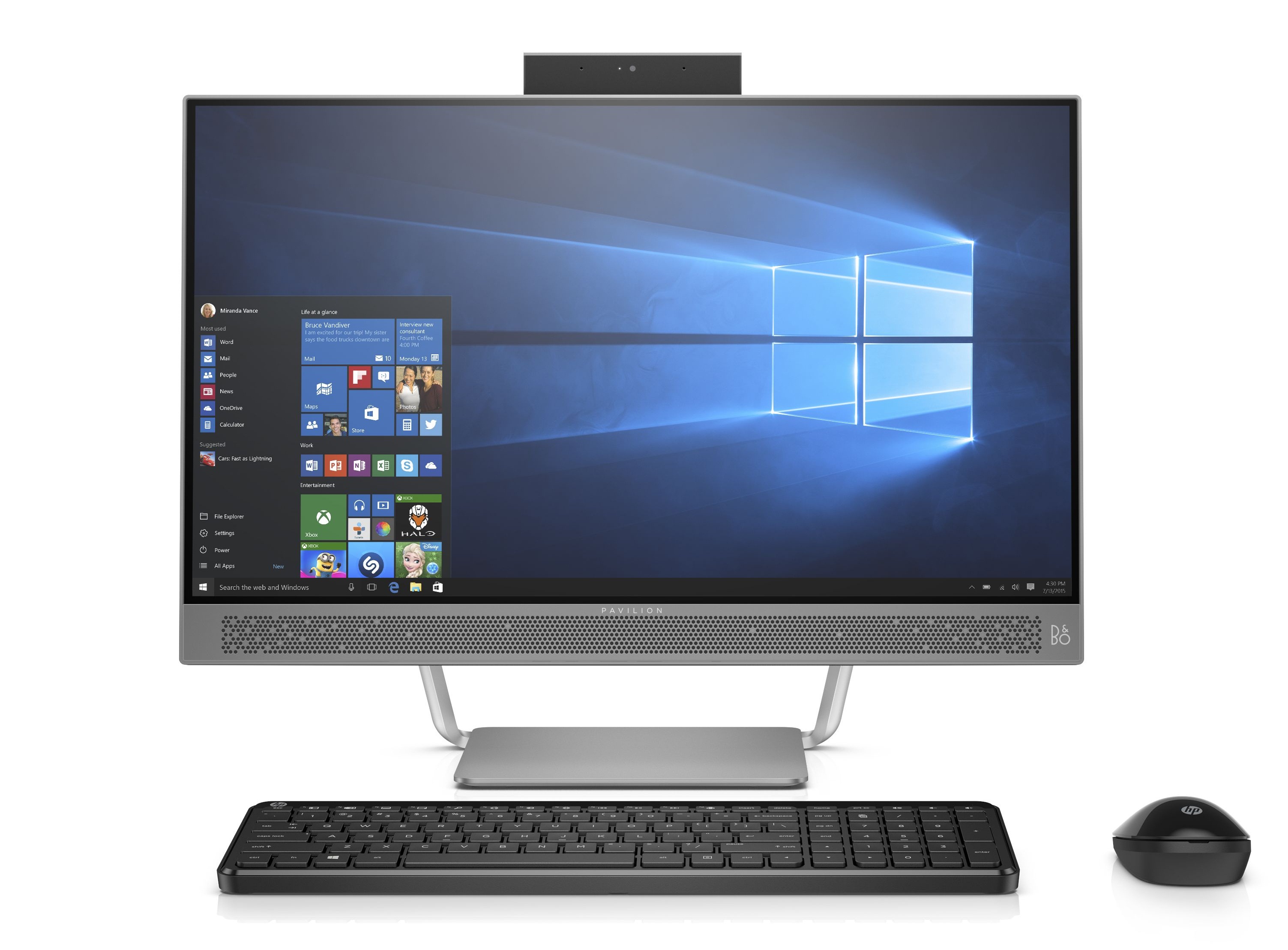 HP представила настольный ПК HP Pavilion All-in-One with Micro-Edge Display